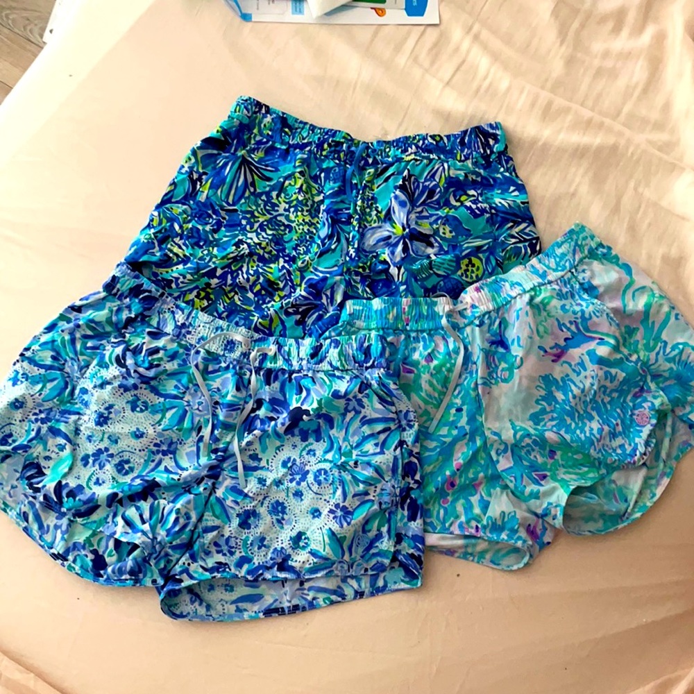 3 Lilly Pulitzer athletic shorts
